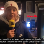 YouTube reporter 'Bender' in the streets of Amsterdam amidst the anti-Zionist action. Photo: File Photo/GrayZone.